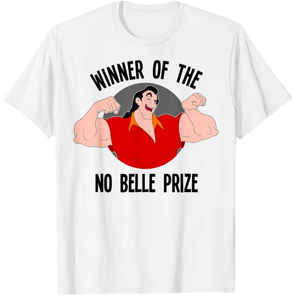 Beauty and the Beast Gaston Winner No Belle Prize DTG Print Unisex T-Shirt