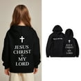 thumbnail image 3 of Kids Girls Hoodies Jesus Hoodies Long Sleeve Graphic Sweatshirt Girls Casual Loose Pullover Top Cute Sweatshirts Tween Clothes 3-4 Years Cute&nbsp;Boy Girl&nbsp;Clothing, 3 of 6