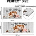 thumbnail image 3 of Farmhouse Kitchen Mats for Floor Set of 2,Anti Fatigue Mats for Kitchen Floor, Comfort Standing Kitchen Rugs and Mat, Non-Slip Washable Cushioned Anti Fatigue Rug, 17'''' X 47'''' + 17'''' X 30'''', 3 of 6