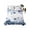 Blue, variant on Navy Blue Flowers King Size Flat Sheet, Wrinkleproof & Fadeproof Cooling Flat Bed Sheet Only, Summer Pastoral Botanical Breathable Soft Bedding Top Sheets 105 x 98 Inches