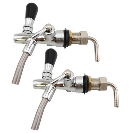 

2X Adjustable Draft Beer Faucet With Flow Controller