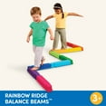 thumbnail image 6 of Battat Rainbow Ridge Balance Beams Active Playset with 10 Plastic Pcs, Toddler and Preschool Toys, 6 of 10