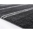 thumbnail image 2 of HomeRoots 371572 23 x 36 in. Smoke Microfiber Polyester Accent Rug, 2 of 2