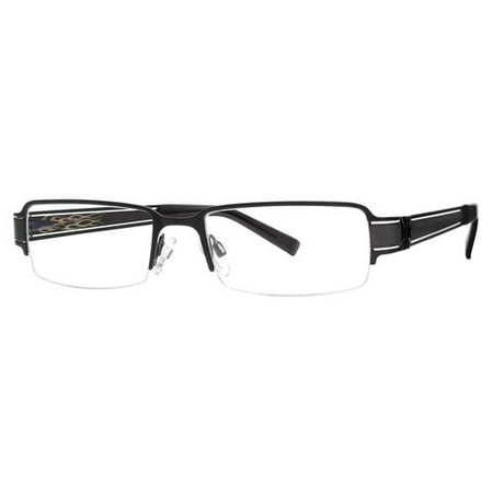 IStamp Men's Eyeglass Frames, Black - Walmart.com