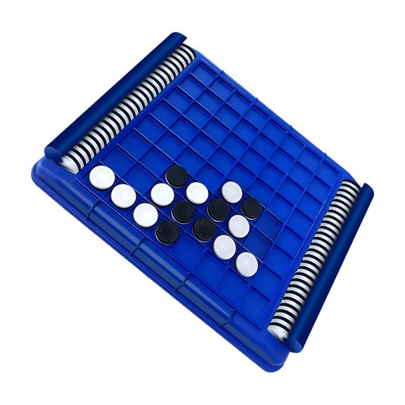 ZLight Ensemble de Jeu de Société Reversi Éducatif Amusant Jeu de Stratégie Classique pour Deux Joueurs Portable Voyage Convivial Ados Sans Pénalité Disque 27x22.5x2.3cm