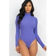 thumbnail image 3 of Long Sleeve Ribbed Turtle Neck Bodysuit, 3 of 9