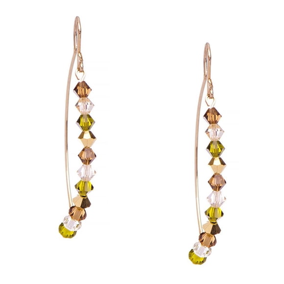 Aretes Violador con Genuine Czech Crystal By Preciosa Aleación con Oro 18k Jands Joyería y Moda JA-059-V 01 CAM