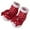 Red, variant on Odeerbi Non-Slip Slipper Socks for Baby Infant Boys Girls Cotton Prewalker Sock Walking Shoes Bow Printed Soft Learning Walking Socks