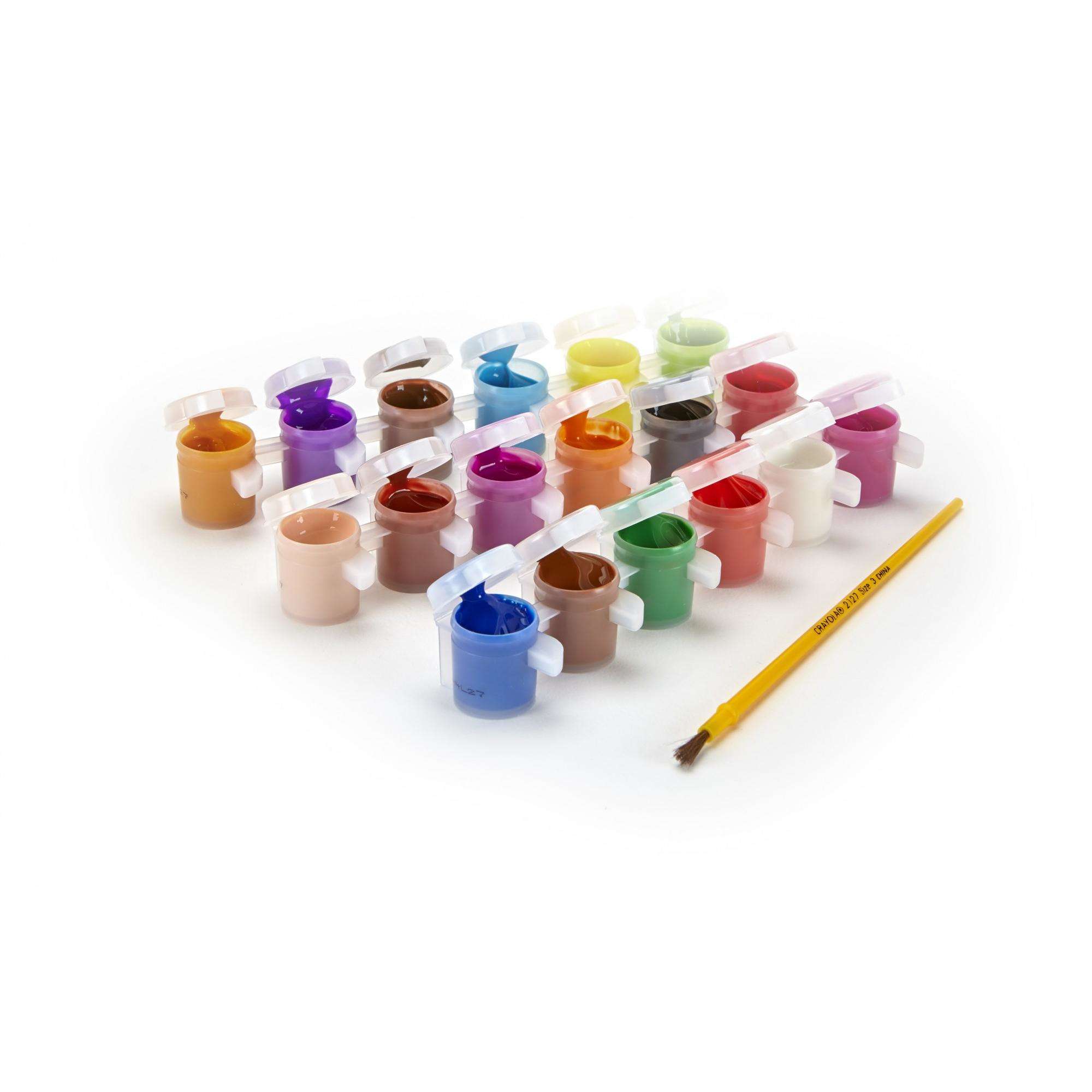 Crayola Washable Kids Paint Set, 18 Assorted Colors, Craft Supplies, Gift For Kids - image 4 of 11