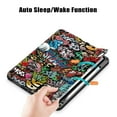 thumbnail image 2 of Dteck Case for New iPad Air 5 (2022) & iPad Air 4th Gen 2020 10.9 inch, Tri Fold Standing Cover with Built-in Pencil Holder, Painting, 2 of 11