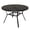 Black - 47.2'', variant on LAZY BUDDY 27.6'' Round Outdoor Table with 1.57'' Umbrella Hole, Patio Dining Table with Adjustable Foot Pads, Outside Bistro Table for Backyard, Lawn, Deck, Poolside
