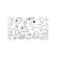thumbnail image 4 of Papel para colorear, rollo de , póster para colorear para niños pequeños, libro para colorear, mesa de papel, hojas para colorear de pared, Animal Macarena Rollo de papel para colorear, 4 of 8