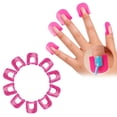 thumbnail image 3 of Visland 26x Vernis à Ongles Bord Anti Inondation Modèle en Plastique Clip + 1 Pc Autocollant Ensemble d'Outils, 3 of 7