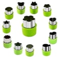 thumbnail image 3 of Rice Vetable Fruit Mold 12pcs/set Less Steel Cake Ie Biscuit Cutting S Tools, 3 of 4