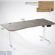 thumbnail image 3 of Escritorio de pie VIVO 160 x 80 cm Electric Memory White, 3 of 9