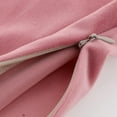 thumbnail image 4 of Luxury Velvet Rectangle Pillowcase Pillow Case Protector 12x20inch Pink, 4 of 8
