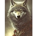 thumbnail image 1 of Cuadros Decorativos 5D bricolaje ronda completa taladro diamante pintura lobo Kit hogar decoración artesanal (A6503) DQrwqpou Nuevos Originales, 1 of 9