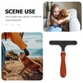 thumbnail image 5 of KAKOWELY pet comb Large Dog Hair Removal Comb Pet Dematting Comb Tool Dog Dematting Rake Grooming Comb Dog Detangler Brush Dog Brush For Short Haired Dogs Dog Dematting Tools, 5 of 5