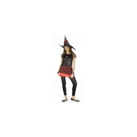 Punk Plaid Witch Teen Costume