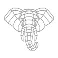 thumbnail image 1 of Figura Decorativa Geométrica Mexicano Ch ELEFANTE G, 1 of 3