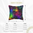 thumbnail image 4 of Bingfone Decorative Pillow Covers 18"X18" Bright Universe Couch Pillow Cases Modern Farmhouse Covers For Couch Sofa Bed, 4 of 9