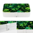 thumbnail image 4 of Saint Patrick's Day PU Leather Jewelry Box with Removable Compartment and Necklace Organizer Display Case - Portable, 4 of 6