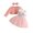 00-Pink342, variant on Yiyuu Infant Girls Long Sleeve Ruffles Coat Flower Tank Dress Headband Outfits, Sizes 9-12 Months