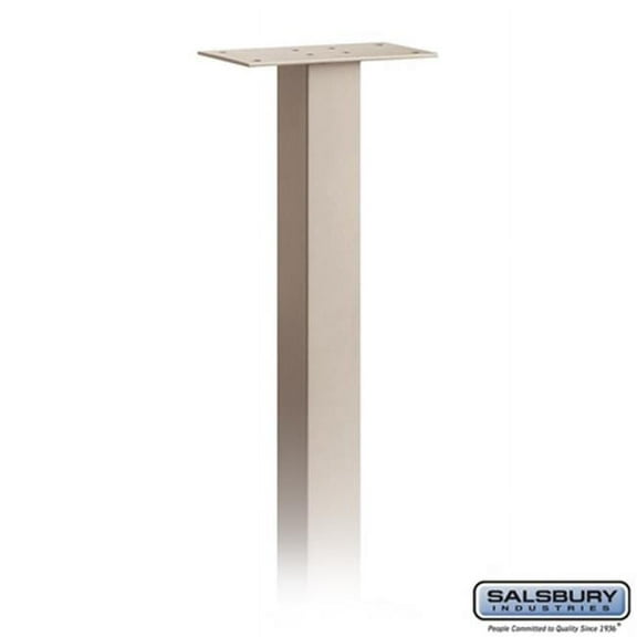 Salsbury  Standard Mailbox Post In-Ground Mounted - Beige