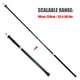 thumbnail image 4 of Postes de aluminio ajustables para toldo exterior - 2 piezas (230cm, negro) - Ideal para camping y actividades al aire libre  

Postes telescópicos de aluminio resistente para toldo - Altura, 4 of 5