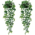 thumbnail image 1 of Miangastore 2pcs Artificial Trailing Plants Fake Hanging Plant Trailing Potted Plants, 1 of 8