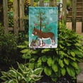 thumbnail image 2 of Miniature Mediterranian Donkey Christmas Flag Garden Size BB9214GF, 2 of 3