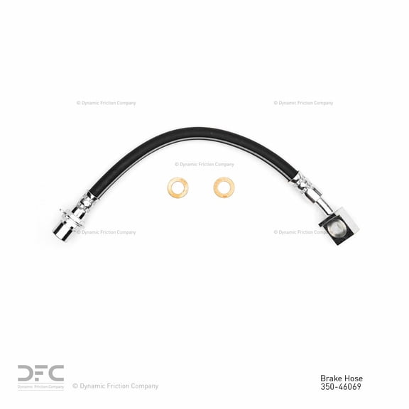 Rear Right Lower Dynamic Friction Company Brake Line Hose 350-46069 For 2008-2014 Cadillac CTS