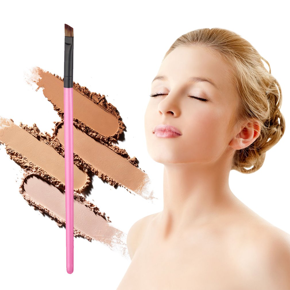 Professional Oblique Eye Brow Eyeshadow Blending Pencil Brush Make up tool Cosmetic Smooth
