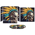 thumbnail image 2 of Indian Devil Skull PS4/PS4 Pro/PS4 Slim Skin Sticker For Console And Controller Skins, 2 of 6