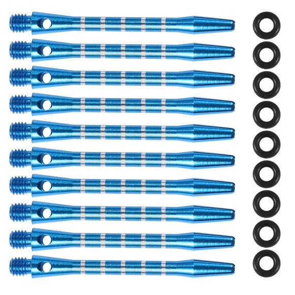 SHISUYAN Blue Aluminum Alloy Darts Shafts with Standard 2BA Screw Thread for Playing Use 20PCS
