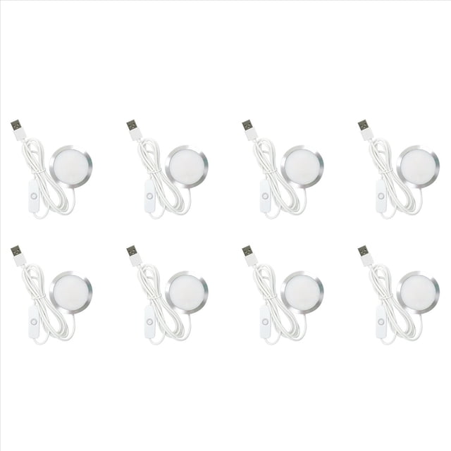 8X Kit de Lámpara LED DIY: Solo Accesorios de Hardware, NO Piezas Impresas en 3D, Proyecto de Iluminación Personalizado de Bajo Consumo y Luz Brillante