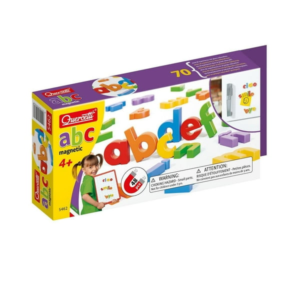Quercetti Lower case letters set, ready to be used on Magnetic boards or any other metal surface