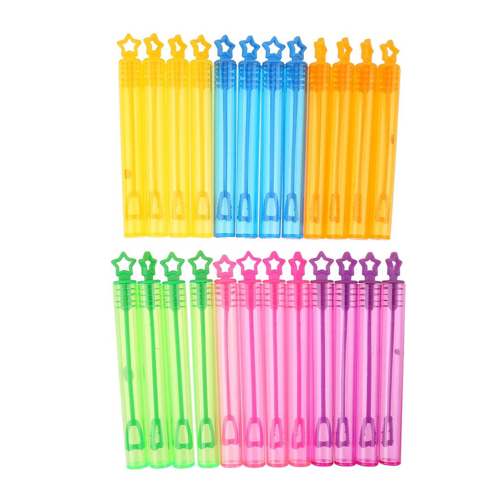 Winnereco 24pcs Funny Kids Outdoor Soap Bubble Bottles Toys Home Wedding Decor(Star)