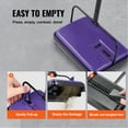 thumbnail image 4 of VEVOR Carpet Floor Sweeper Manual 6.7 inch Width Sweeping Paths Non Electric Purple, 4 of 9