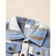 thumbnail image 3 of WESIDOM Toddler Boy Clothes Long Sleeve Collar Plaid Shirts Jacket Ribbed Jeans Pants Sets 1-6T Boys Fall Outfits, 3 of 14