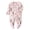 Pink, variant on Nwiuh Girls' Organic Cotton, Sleep and Play Footed Pajamas | Easy Zip Front Pjs Feature 2-Way Zipper to Ensure Newborns Have Restful Nights Sleep (White, 9-12 Months)