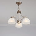 thumbnail image 6 of Livex Lighting Somerset Chandelier in Brushed Nickel, 6 of 13