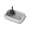 Gray, variant on High-Sided Litter Box for Cats, 36.5x27x12cm Semi-Enclosed Design with Leakage-Proof Pedal & Included Scoop, Spacious Plastic Tray in 5 Colors