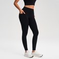 thumbnail image 4 of High Waist Yoga Pants with Pockets, Plus Size Soft Stretch Leggings L-6XL for Workout Running Gym Fitness Casual Wear Tummy Control Thick 25, 4 of 7