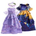 thumbnail image 2 of 2022 nuevo disfraz de princesa Encanto de Disney para niñas vestido de carnaval fiesta de cumpleaños corona ropa bolsa encanto Cosplay Isabela zhangyuxiang unisex, 2 of 2