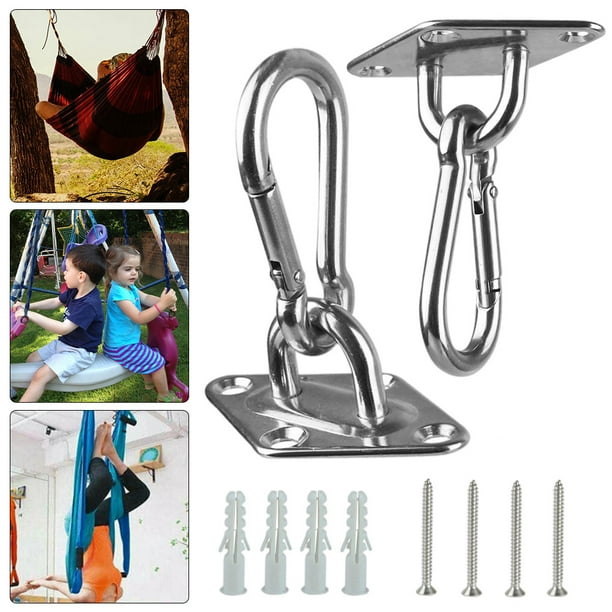 Ploreser 28PCS Stainless Steel Swing Hook 5mm Swing Hanger for Porch