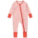 thumbnail image 2 of Cowsor Onepiece Romper Baby Boy Girl Newborn Zip Up Outfit Long Sleeve Rollover cuffs, 2 of 7