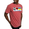 thumbnail image 4 of CafePress - Peace Love Ukraine Men's Comfort Colors® T Shirt - Mens Comfort Colors Shirt, 4 of 5