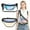 Multicolor, variant on Waterproof Waist Bag | Shiny Clear PVC Fanny Pack | Multicolor Adjustable Strap | Outdoor Sports, Festivals, Travel | Quick-Release Buckle | 28x16x8cm | 1 Pack