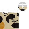 thumbnail image 5 of Round Black and Yellow Shower Curtain Liner 72x72 Inch Waterproof Shower Curtains Decorative Bathroom with 12 Pack Hooks, 5 of 5